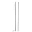 2pcs Stainless Steel Straws Reusable Eco-friendly StraightBent Drinking Metal Straws with Cleaning Brush 1