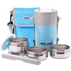 Taifu high TAFUCO insulation lunch box 15L vacuum stainless steel heating three-layer lunch box T-0701 blue