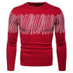 AOWOFS new foreign trade mens sweater round neck pullover sweater sweater bottoming shirt YM002