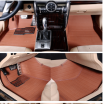 Myfmat custom foot leather rugs mat for PEUGEOT 3008 2008 4008 5008 308SW 307CC 206CC 307SW long-lasting trendy waterproof healthy