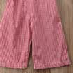 Toddler Infant Baby Girl Red Plaid Romper Trousers Jumpsuit Clothes Outfits 1-6T