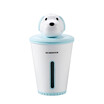 TOMNEW USB Mini Cool Mist Humidifier 300ML Portable Ultrasonic Two-gears Cute Doggy Air Diffuser with LED Light for Home Office