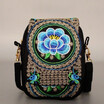 Florals Embroidered Women Shoulder Bag Messenger Crossbody Bag Ladys Purse Bag