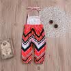 Summer Newborn Toddler Baby Girl Rainbow Bodysuit Romper Jumpsuit Outfit Clothes