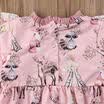 Newborn Baby Girls Long Sleeve Romper Bodysuit Jumpsuit Floral Clothes Outfits