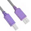 Sanba SANBAO SUN-05 standard USB dual magnetic ring high-performance transmission gray print line 5 meters