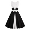 Color Block Cocktail Pin Up Dress