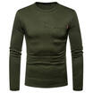 Fashion Mens Slim Fit O Neck Long Sleeve Muscle Tee T-shirts Casual Tops Blouse