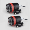 2PCS LED Motorcycle 30W 12V U3 Headlight Spotlight Driving Light head angel lamp motor auxiliary lamp DRL motorbike fog lamp