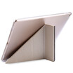 Ultra Slim Transparent Flip Leather Wake Sleep Multi-folds Smart Cover Hard Back Case for iPad Pro Drop Resistance