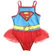 Superman Swimsuit Tankini Bikini Costume Novely Swimmer Bather With TuTu Skirts