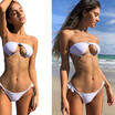 Summer Sexy Women Ladies Swimwear Swimsuit Beachwear Bathing suit 2pcs Bikini