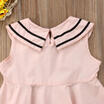 Kids Baby Girls Pink Princess Tutu Dress Formal Party Preepy Look Dresses Summer