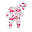 2PCS Newborn Baby Kid Girl Boy Flamingo Romper Jumpsuit Bodysuit Clothes Set AU