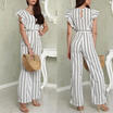 UK Ladies Women Summer Jumpsuit Sleeveless Clubwear Wide Leg Pant Summer Outfits