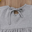 UK Stock Kids Baby Girl Princess Ruffle Tutu Dress Top Blouse Sundress Clothes