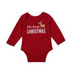 3PCS Newborn Baby Girl Xmas Outfit Clothes Top RomperTutu Dress Skirts Set