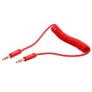 Philips PHILIPS SWR2102 35 audio cable spiral twisted stereo audio cable red car 35AUX line 1 meter