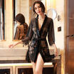 Fashion Sexy Lingerie Women Robe Dress Kimono Nightdress Nightgown Sleepwear
