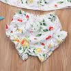 Toddler Infant Baby Girls Floral Off Shoulder Tops Pants Shorts Outfits Clothes