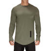 Mens Long Sleeve Compression Stretch Muscle Tight Gym Sport Fitness Casual Tops