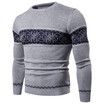 AOWOFS European code new mens round neck pullover Slim sweater foreign trade spot knit bottoming shirt YM006