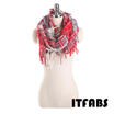 New Soft Women Tassel Plaid Scarf Winter Warm Cotton Scarves Knitted Collar UK