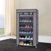 10layers Canvas Non Woven Adjustable Shoe Rack Cabinet Standing Storage Organise