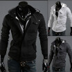 AOWOFS Mens Sweater Pullover Hooded Sweater Coat Casual Mens Hoodies W04