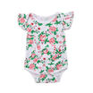 Canis Cute Newborn Kids Baby Girls Tops Floral Overall Skirts Dress Outfits Set