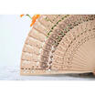 Folding Hollow Carved Wooden Hand Fan Wedding Bridal Party Gift Souvenir