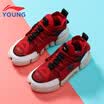 Li Ning official flagship store childrens shoes childrens sports shoes China Li Ning New York Fashion Week section enlightenment shoes YKBN048-11 Bull Red Chinese painting red 36