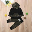 Newborn Baby Girl Boy Pockets Shirt TopsPants Leggings Trousers 2Pcs Outfits