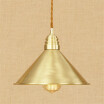 Baycheer HL478980 Burnished Brass Finish Single Head Pendant LightStyle A