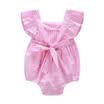 Cute Infant Baby Kids Girl Clothes Bow Bodysuit Romper Jumpsuit Outfits Sunsuit