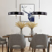 Baycheer HL482185 Creative Designers Lighting Modern Round LED Pendant Light in Black