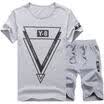 2018 Mens Running Training Short Sleeve O-Neck Snake Print T-Shirts Csusal Tops