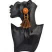 2017 Vintage Earrings For Women BlackRedBrown Crystal Tassle Earrings Antique