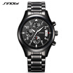 SINOBI Fashion Casual Quartz Watch 3ATM Water-resistant Men Watches Luminous Wristwatch Male Relogio Musculino Timer Calendar