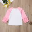 Toddler Kids Baby Girls Long Sleeve Floral Tops Tee Shirts Blouse Cotton Clothes