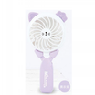 Cute Mini Foldable Hand Cooling Fan USB Rechargeable Air Travel Cooler Battery