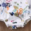UK Stock Newborn Baby Girl Floral Romper Jumpsuit Bodysuit Clothes Outfit Summer