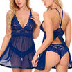 Women Lace Sexy-Lingerie Nightwear Underwear G-string Babydoll Sleepwear Bra Set