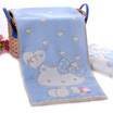Yaguang towel textile Hello Kitty Hello Kitty Love Strawberry cotton cartoon printing velvet towel blue 92g Article 34 76cm