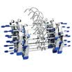 Jingdong supermarket Qiao days the racks racks drying racks dip plastic hanger metal pants skirt clip 12 fitted QTX1513