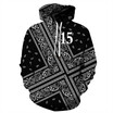 QYDM-348 Mens Hoodie 3D Printed Women Pullover Sweater