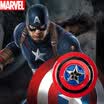Marvel Car Badge Captain America Car Sticker Home Indoor Cell Phone Badge Sticker