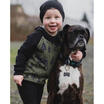 Cool Toddler Boy Reindeer Print Hooded Sweatshirt Long Sleeve Hoodies Pullovers