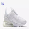 2018 new Mens Womens Triple White Black 270 AH8050 Trainer Running Shoes Training 270C Sports AIR Sneakers Size 36-45