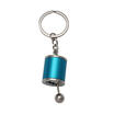 Metal Finish Gear Box Shifter Key Chain Fob Ring For Car 6-Speed Model Keychain